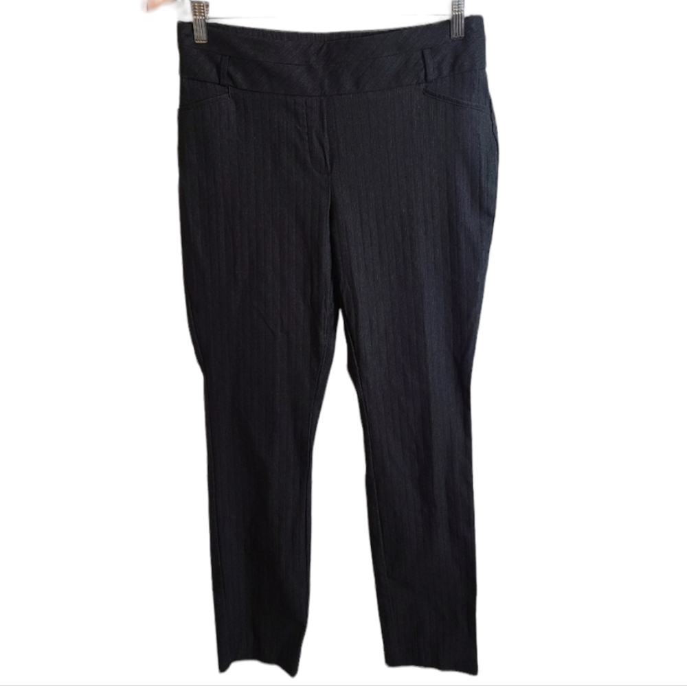 Rekucci Black Pinstripe Pants